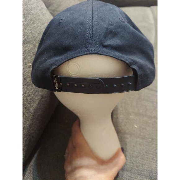 Vans Off The Wall Blue Snapback Hat One Size Fits All Skateboard - Picture 4 of 8